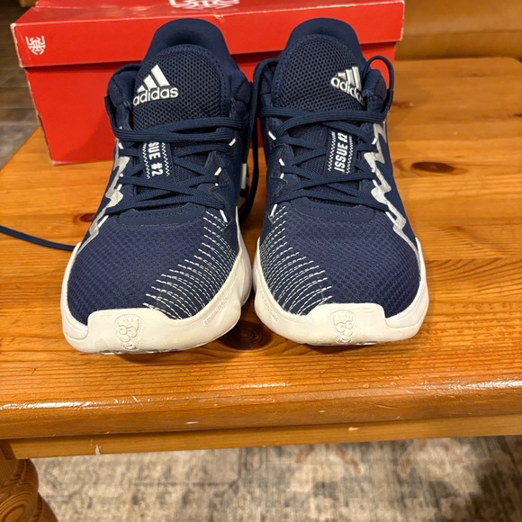 Adidas Navy and White don issue 2 FW8561 Athletic Shoes - Picture 5 of 14